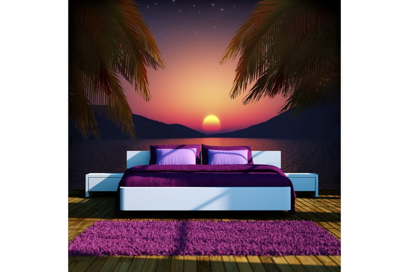 Fototapet Romantic Evening On The Beach 150x105, Artgeist sp. z o. o.