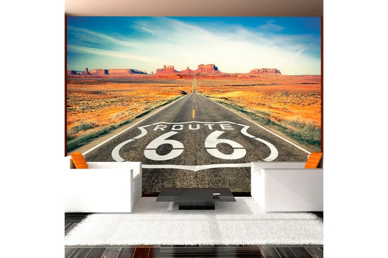 Fototapet Route 66 100x70, Artgeist sp. z o. o.
