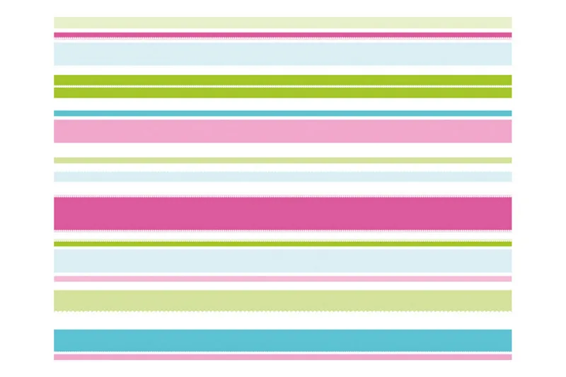 Fototapet Søde Striber 350x270 - Artgeist sp. z o. o. - Boligtilbehør - Vægdekoration - Tapeter - Fototapeter