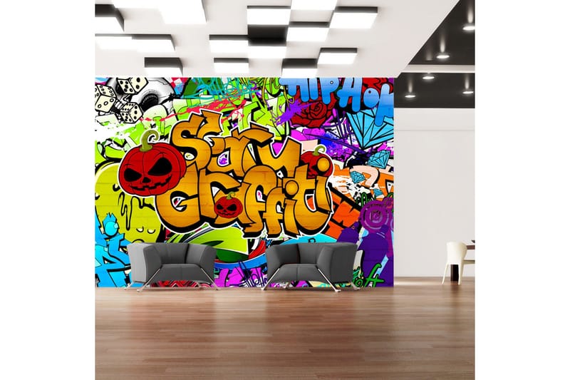 Fototapet Scary Graffiti 100x70, Artgeist sp. z o. o.
