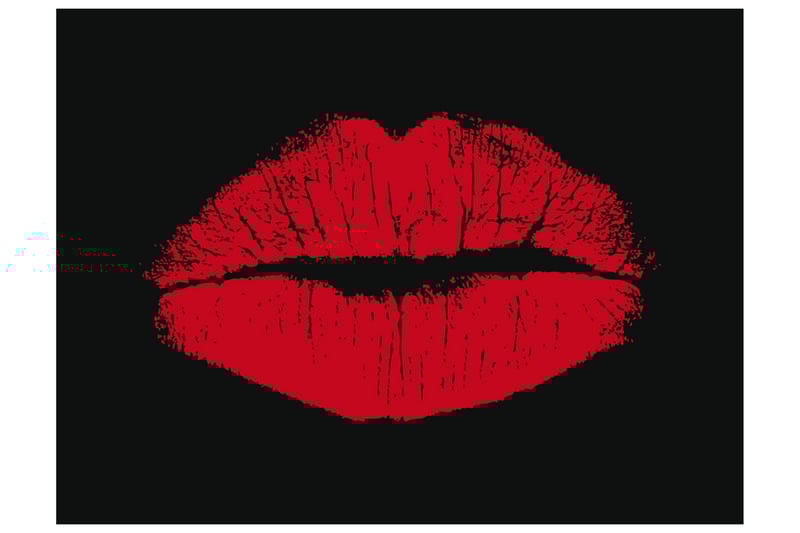 Fototapet Sensuel Lips 200x154 - Artgeist sp. z o. o. - Boligtilbehør - Vægdekoration - Tapeter - Fototapeter