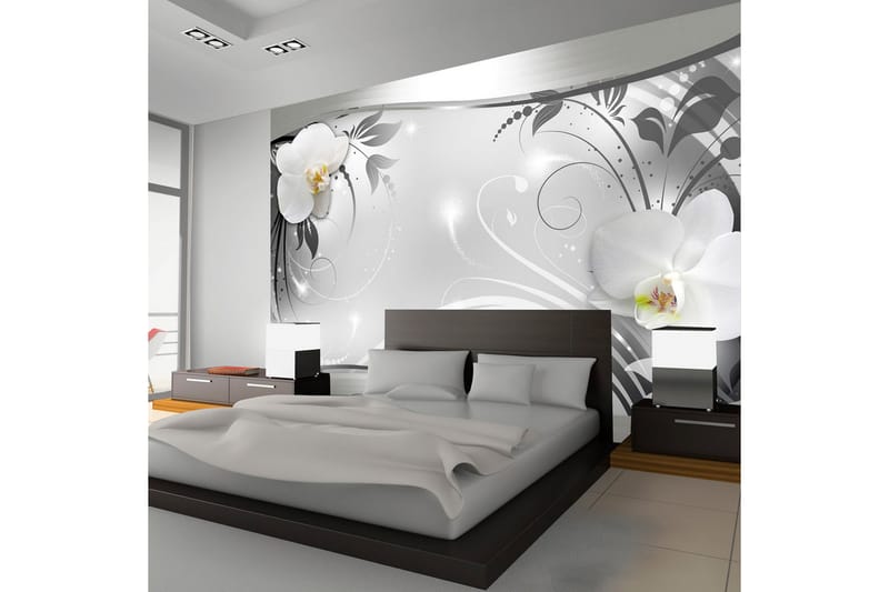 Fototapet Silver Abstract 150x105, Artgeist sp. z o. o.