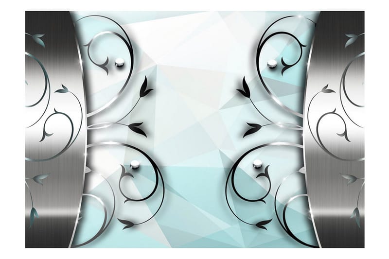 Fototapet Silver Gate 350x245 - Artgeist sp. z o. o. - Boligtilbehør - Vægdekoration - Tapeter - Fototapeter