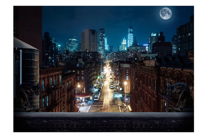 Fototapet Sleepy New York 200x140 - Artgeist sp. z o. o. - Boligtilbehør - Vægdekoration - Tapeter - Fototapeter