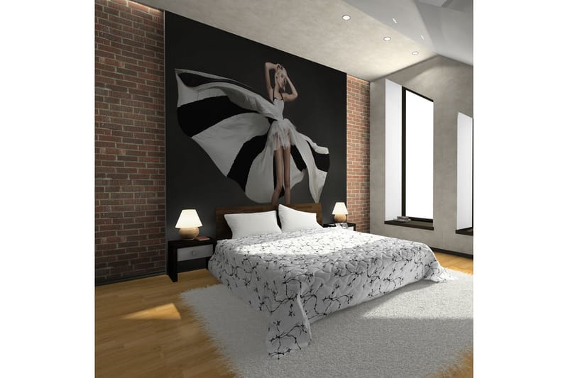 Fototapet Smuk Blondine Fantastisk Kjole 350x270 - Artgeist sp. z o. o. - Boligtilbehør - Vægdekoration - Tapeter - Fototapeter