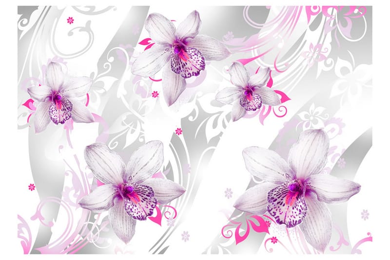 Fototapet Sounds Of Subtlety Silver 300x210, Artgeist sp. z o. o.
