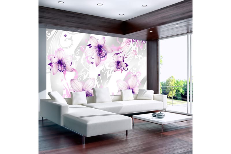 Fototapet Sounds Of Subtlety Violet 250x175, Artgeist sp. z o. o.