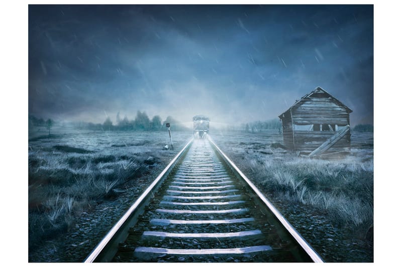 Fototapet Spøgelsestoget 400x309 - Artgeist sp. z o. o. - Boligtilbehør - Vægdekoration - Tapeter - Fototapeter