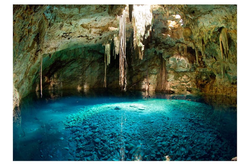 Fototapet Stalactite Cave 400x280 - Artgeist sp. z o. o. - Boligtilbehør - Vægdekoration - Tapeter - Fototapeter