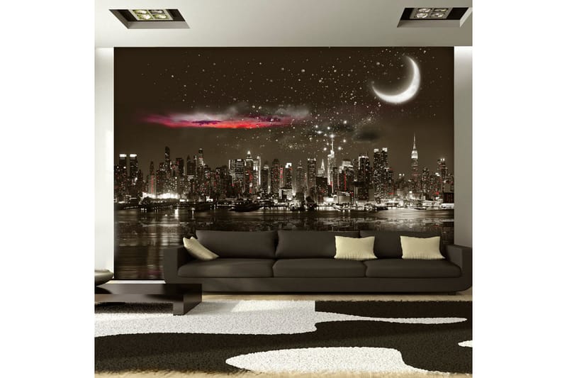 Fototapet Starry Night Over NY 200x140, Artgeist sp. z o. o.