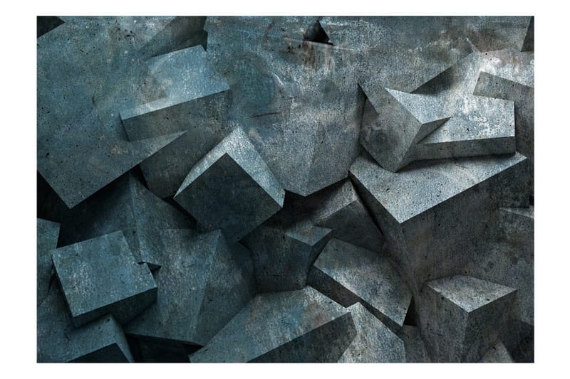 Fototapet Stone Avalanche 350x245 - Artgeist sp. z o. o. - Boligtilbehør - Vægdekoration - Tapeter - Fototapeter