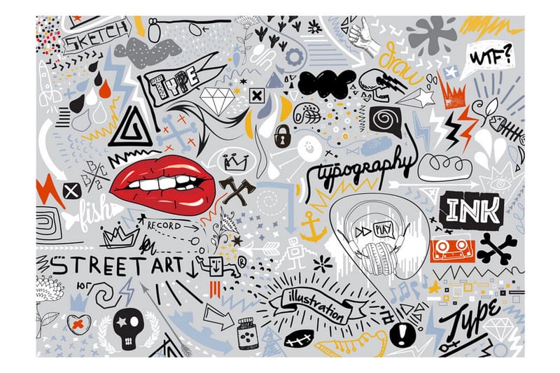 Fototapet Stream Of Thought 250x175 - Artgeist sp. z o. o. - Boligtilbehør - Vægdekoration - Tapeter - Fototapeter