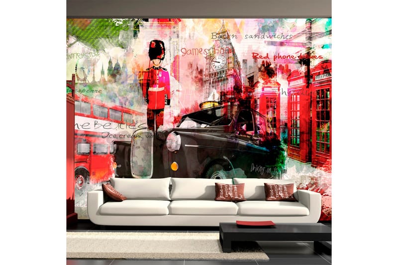 Fototapet Streets Of London 300x210 - Artgeist sp. z o. o. - Boligtilbehør - Vægdekoration - Tapeter - Fototapeter
