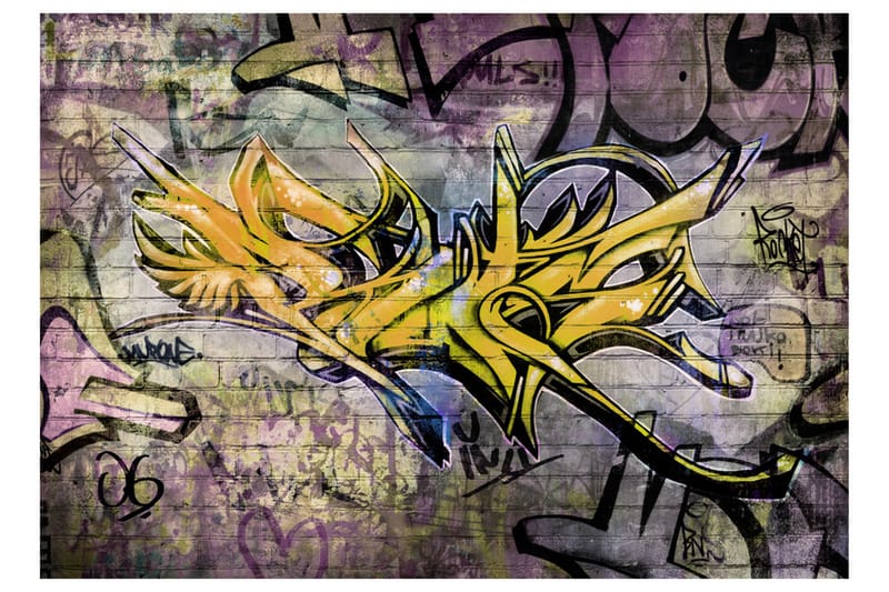 Fototapet Stunning Graffiti 200x140 - Artgeist sp. z o. o. - Fototapeter