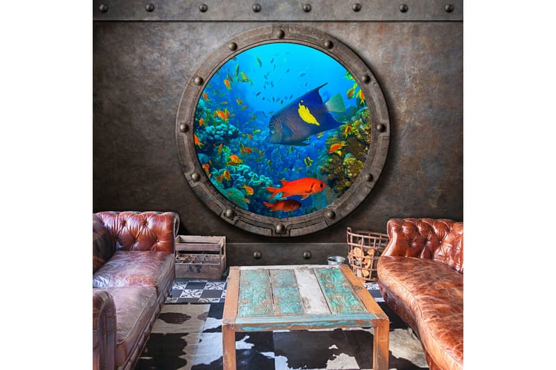 Fototapet Submarine Window 300x210, Artgeist sp. z o. o.