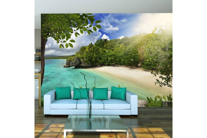 Fototapet Sunny Beach 100x70 - Artgeist sp. z o. o. - Boligtilbehør - Vægdekoration - Tapeter - Fototapeter