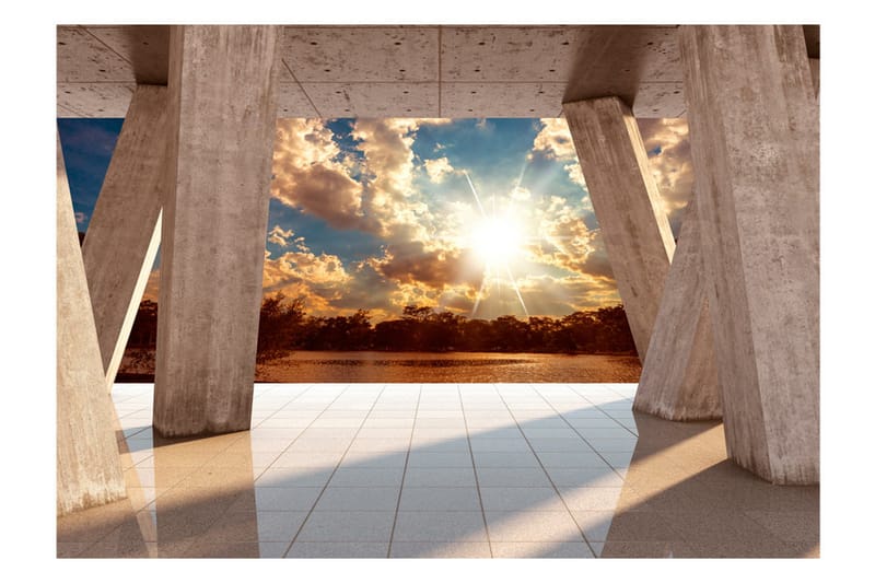Fototapet Sunny Gåture 350x245 - Artgeist sp. z o. o. - Boligtilbehør - Vægdekoration - Tapeter - Fototapeter