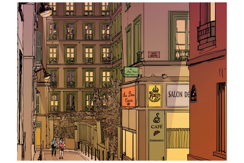 Fototapet Supper Paris 400x309, Artgeist sp. z o. o.