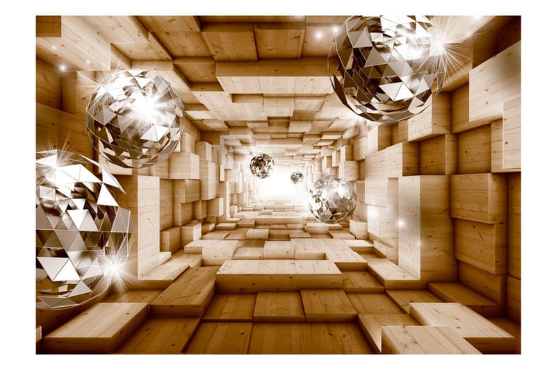 Fototapet The Road To The Light 400x280 - Artgeist sp. z o. o. - Boligtilbehør - Vægdekoration - Tapeter - Fototapeter