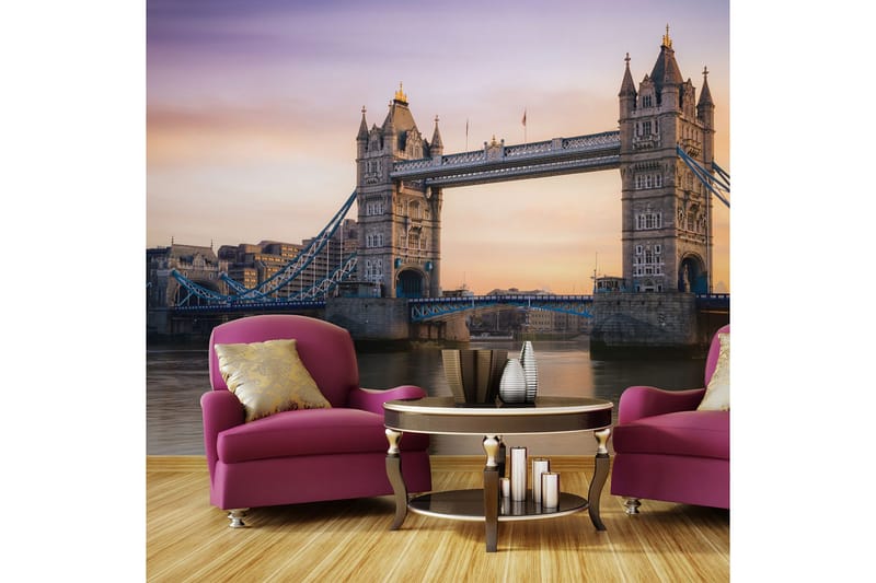 Fototapet Tower Bridge Solopgang 350x270, Artgeist sp. z o. o.