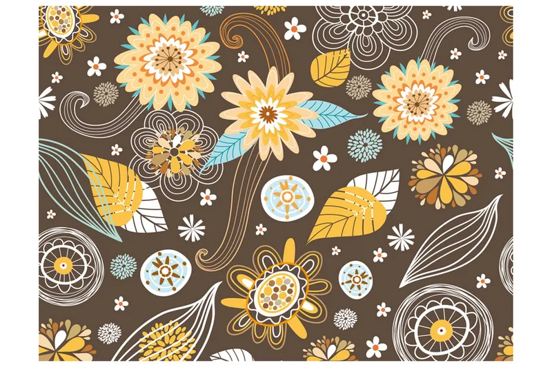 Fototapet Transparent Flowers 250x193, Artgeist sp. z o. o.