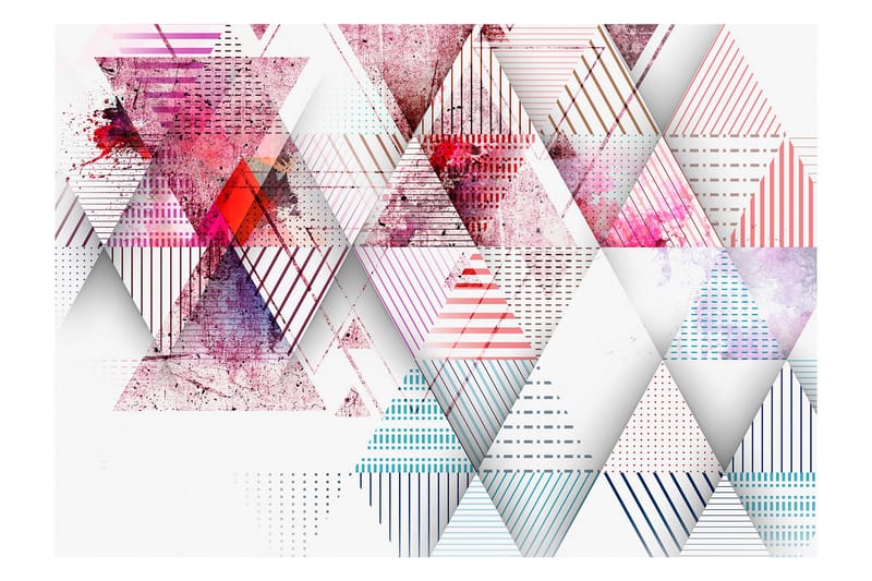 Fototapet Triangular World 400x280 - Artgeist sp. z o. o. - Boligtilbehør - Vægdekoration - Tapeter - Fototapeter