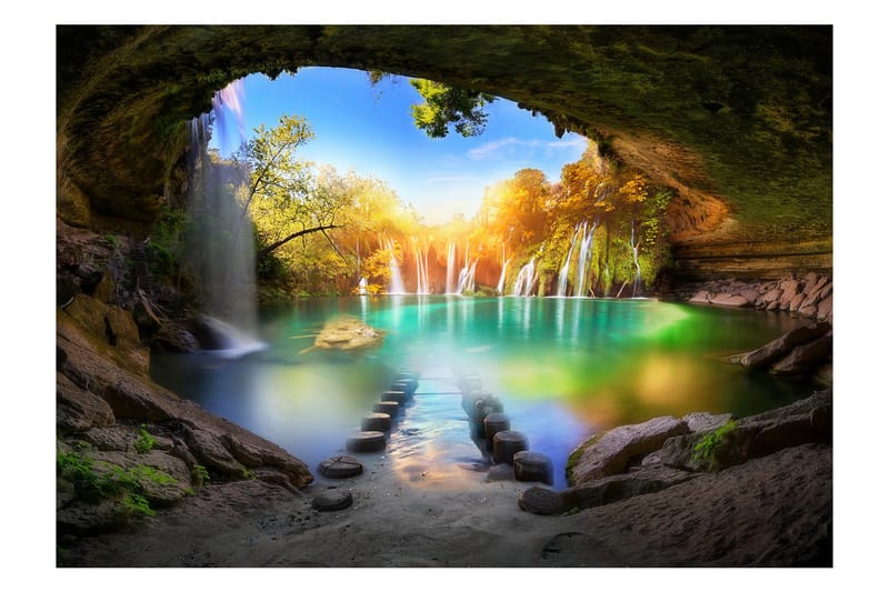 Fototapet turkis sø 400x280, Artgeist sp. z o. o.