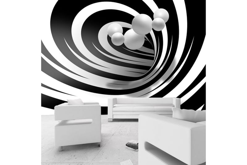 Fototapet Twisted In Black & White 150x105, Artgeist sp. z o. o.
