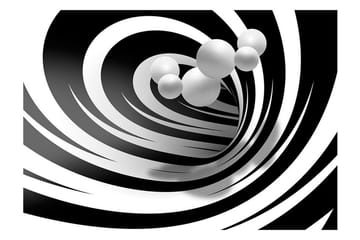 Fototapet Twisted In Black & White 350x245 - Artgeist sp. z o. o. - Boligtilbehør - Vægdekoration - Tapeter - Fototapeter