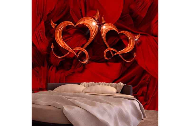 Fototapet Two Hearts 200x140, Artgeist sp. z o. o.