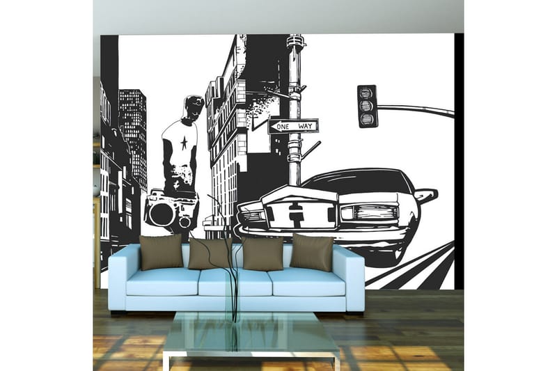 Fototapet Urban Stil 300x231 - Artgeist sp. z o. o. - Boligtilbehør - Vægdekoration - Tapeter - Fototapeter
