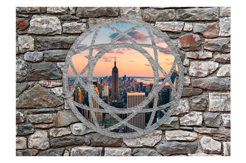 Fototapet View Of Skyscrapers 400x280 - Artgeist sp. z o. o. - Boligtilbehør - Vægdekoration - Tapeter - Fototapeter