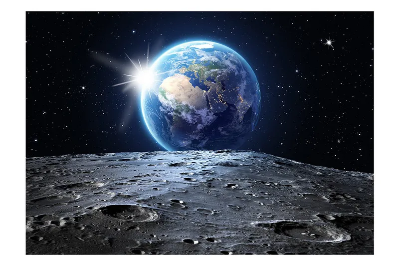 Fototapet View Of The Blue Planet 250x175 - Artgeist sp. z o. o. - Boligtilbehør - Vægdekoration - Tapeter - Fototapeter