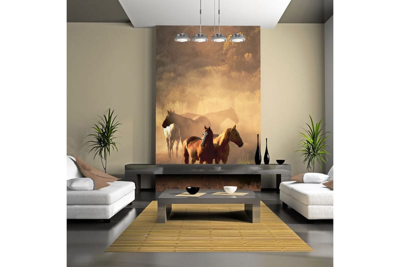 Fototapet Vilde Heste Steppe 300x231, Artgeist sp. z o. o.