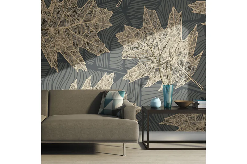 Fototapet Vilende Efterår 400x309 - Artgeist sp. z o. o. - Boligtilbehør - Vægdekoration - Tapeter - Fototapeter