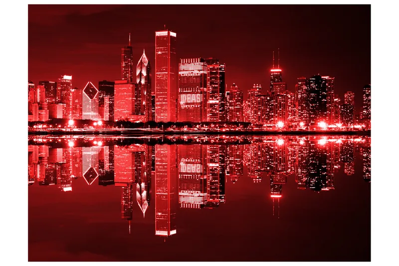 Fototapet Vin-Farvede Chicago 350x270, Artgeist sp. z o. o.