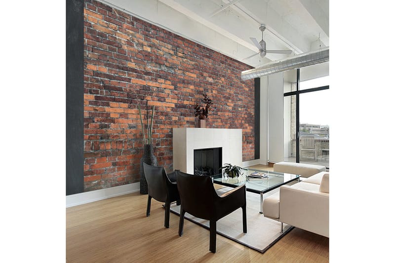 Fototapet Vintage Wall Red Brick 150x105, Artgeist sp. z o. o.