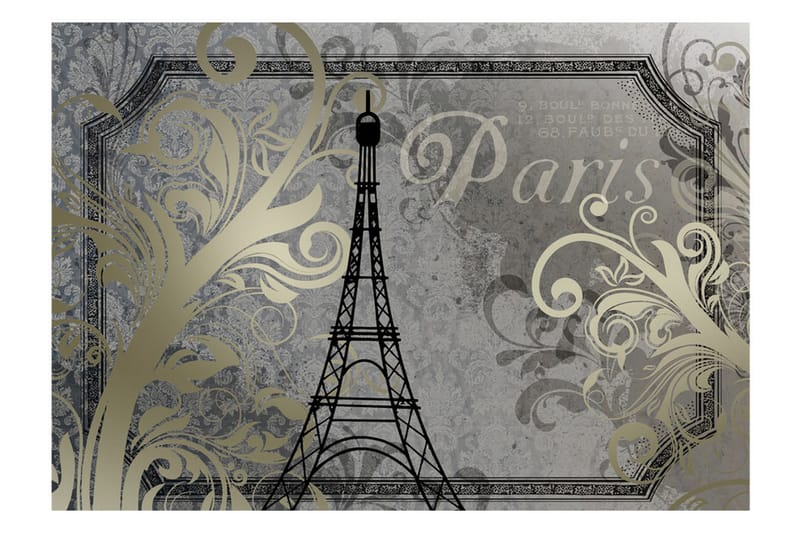 Fototapet Vintage Paris 250x175 - Artgeist sp. z o. o. - Boligtilbehør - Vægdekoration - Tapeter - Fototapeter