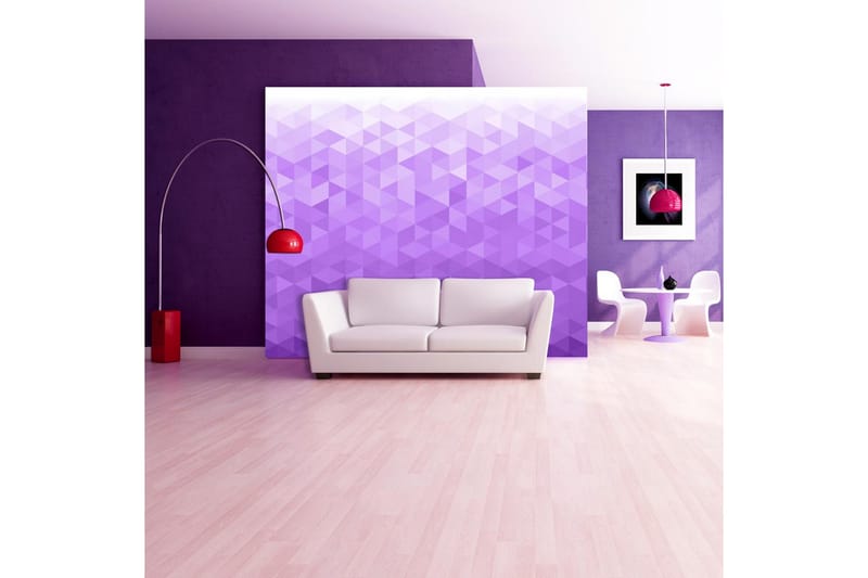 Fototapet Violet Pixel 250x175 - Artgeist sp. z o. o. - Boligtilbehør - Vægdekoration - Tapeter - Fototapeter