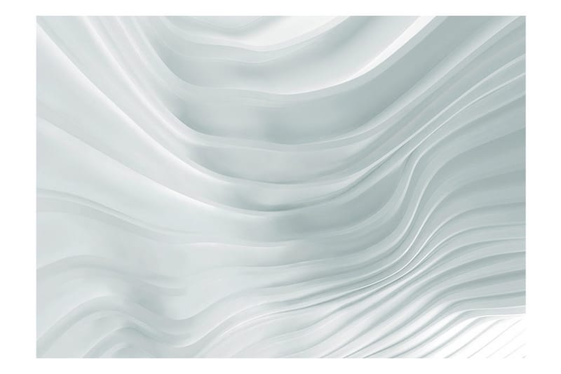 Fototapet Waving White 200x140 - Artgeist sp. z o. o. - Boligtilbehør - Vægdekoration - Tapeter - Fototapeter