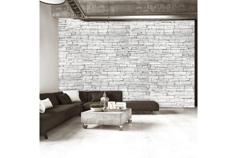 Fototapet White Brick 350x245 - Artgeist sp. z o. o. - Boligtilbehør - Vægdekoration - Tapeter - Fototapeter