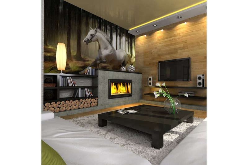 Fototapet White Chase 400x309, Artgeist sp. z o. o.