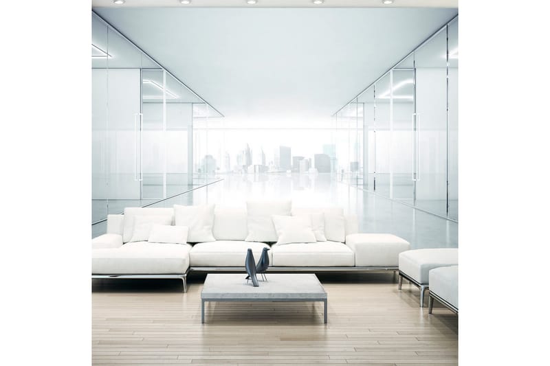 Fototapet White City 350x245, Artgeist sp. z o. o.