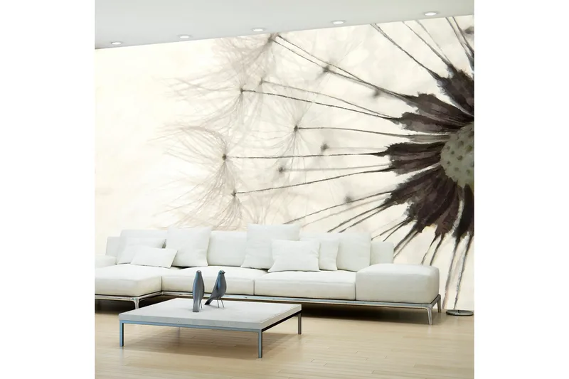 Fototapet White Dandelion 400x280, Artgeist sp. z o. o.