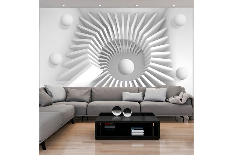 Fototapet White Jigsaw 350x245, Artgeist sp. z o. o.