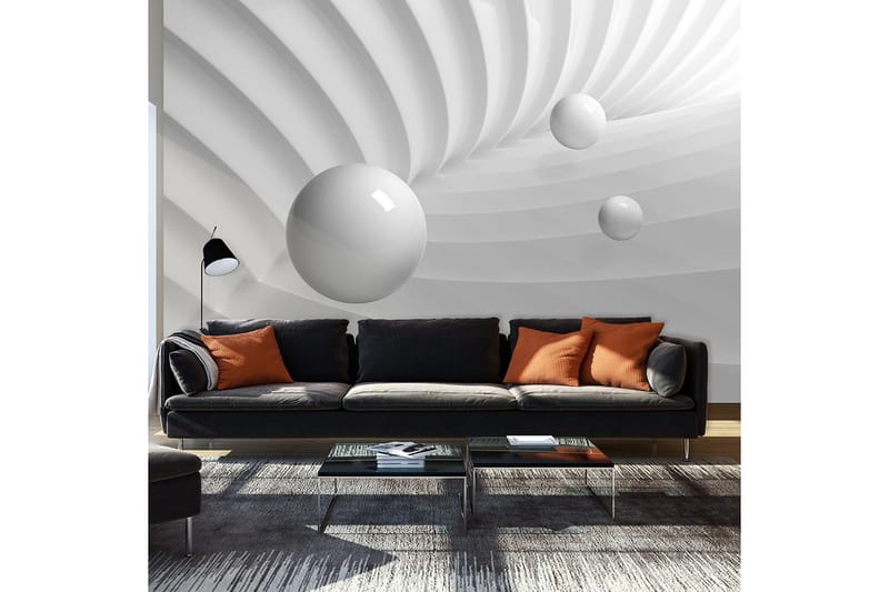 Fototapet White Symmetry 250x175 - Artgeist sp. z o. o. - Boligtilbehør - Vægdekoration - Tapeter - Fototapeter