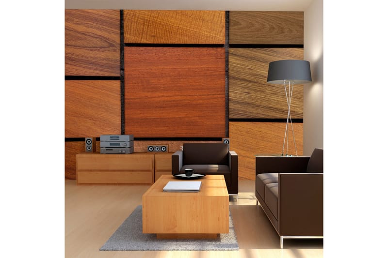 Fototapet Wooden Cubes 350x245, Artgeist sp. z o. o.