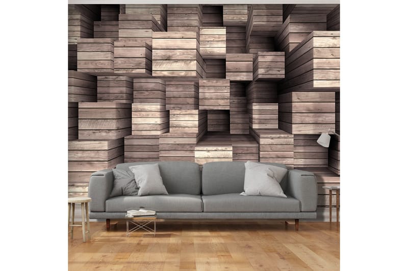 Fototapet Wooden Finesse 350x245, Artgeist sp. z o. o.