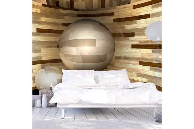 Fototapet Wooden Orbit 400x280, Artgeist sp. z o. o.