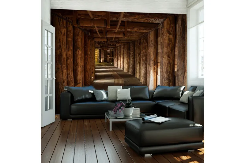 Fototapet Wooden Passage 300x231, Artgeist sp. z o. o.